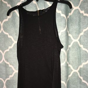 🆑Black Mesh Tank Top